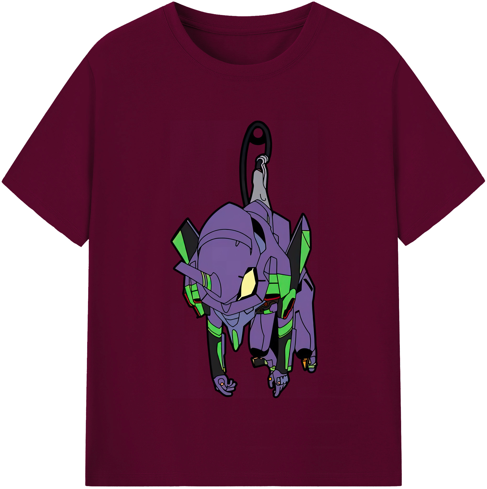 （画像用） EVA 新世紀エヴァンゲリオン レディースカジュアルプリントTシャツ（綿100％）